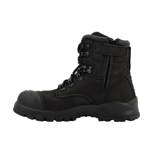 Zip Sided Safety Boot with TPU toe cap EST-116B