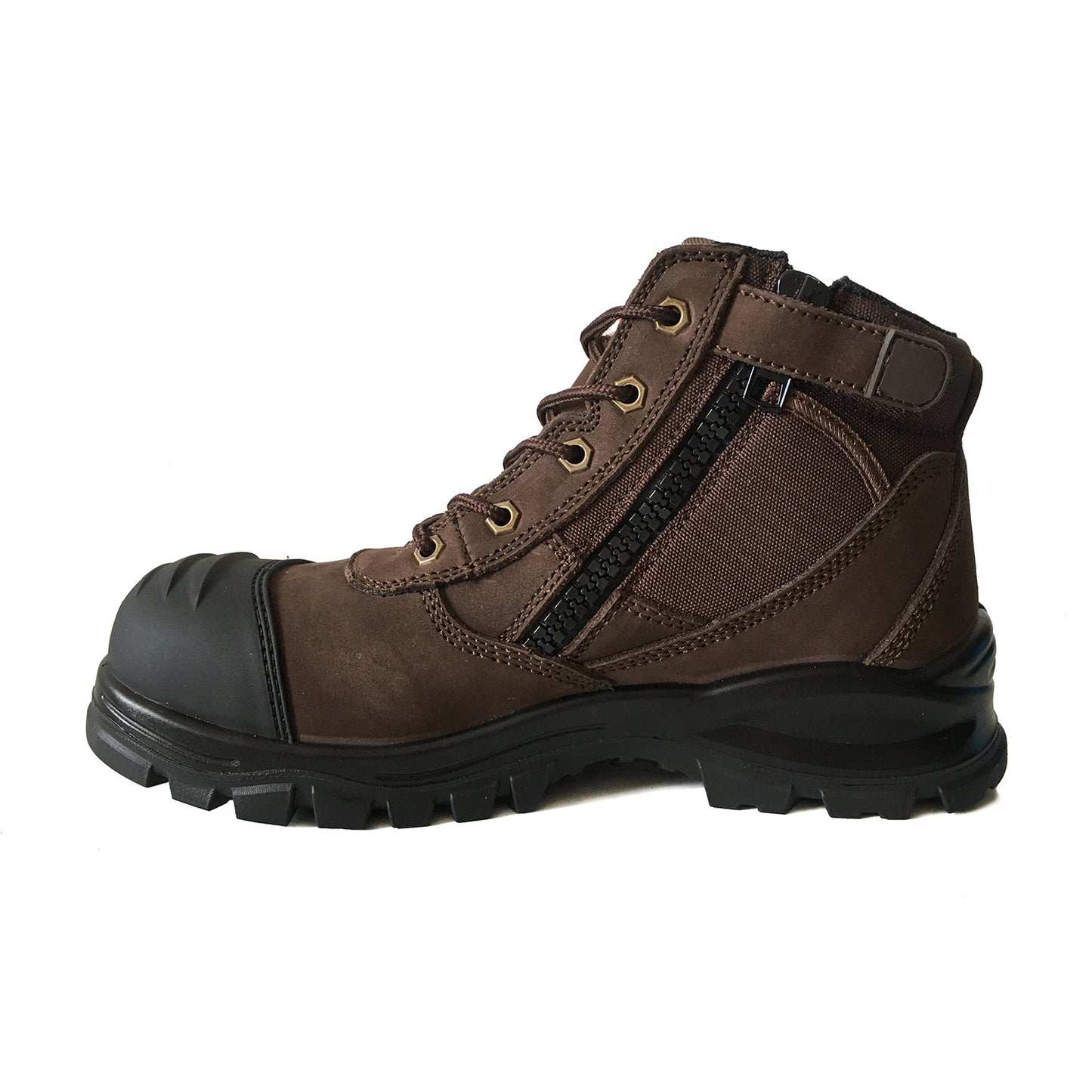 Zip Sided Lace Up Safety Boots EST-003B