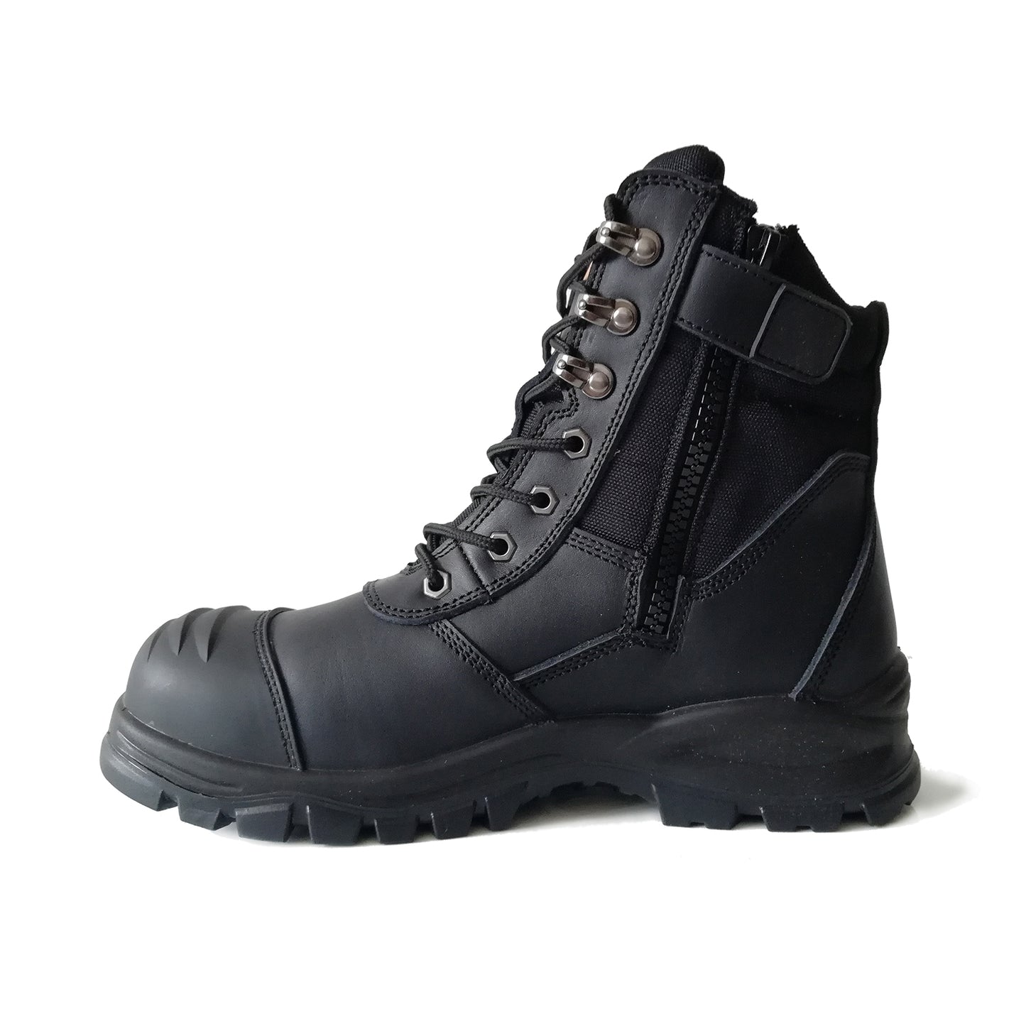 Zip Sided Safety Boot with TPU bump cap EST-089B