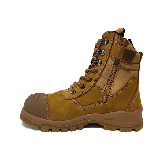 Zip Sided Safety Boot with TPU bump cap EST-089B