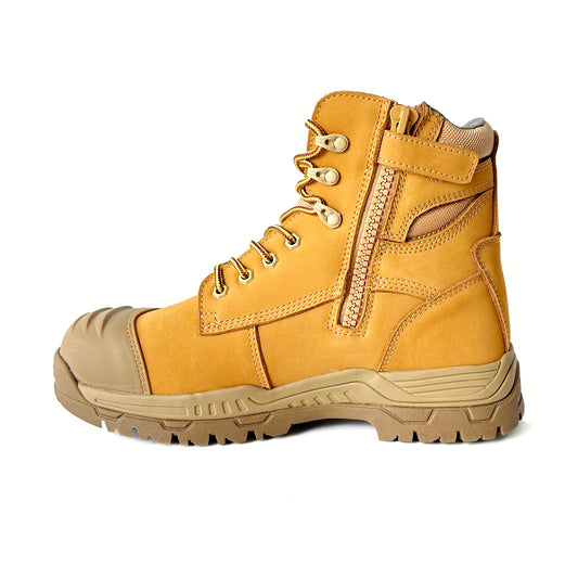 Zip Sided Metal free Safety Boots EST-169B