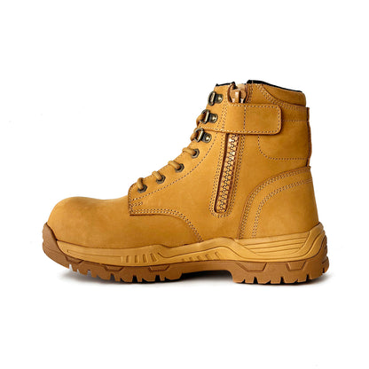Zip Sided Metal free Safety Boots EST-186B