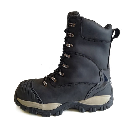 Freezer Lace Up & Zip Sided Safety Boots EST-086B