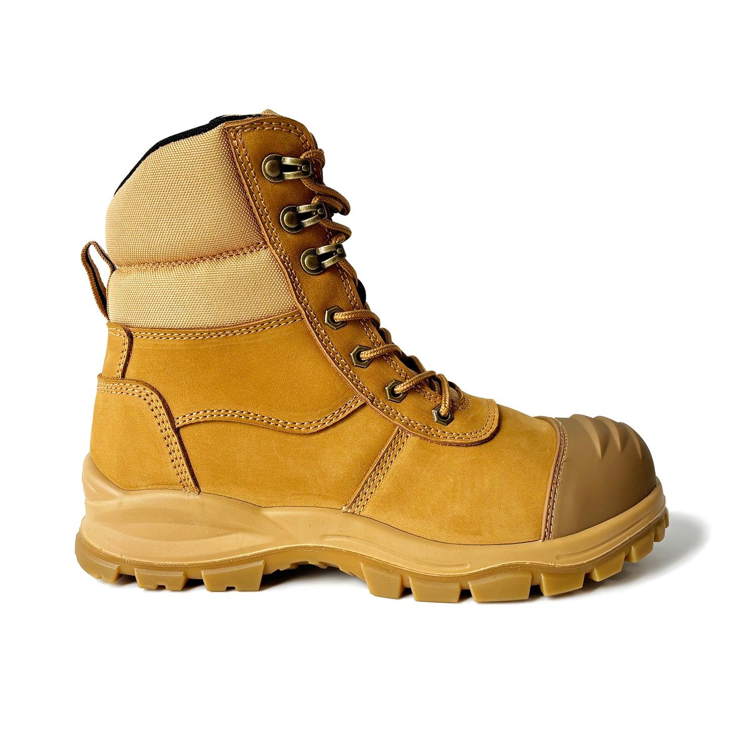 Zip Sided Lace Up Safety Boots EST-024B