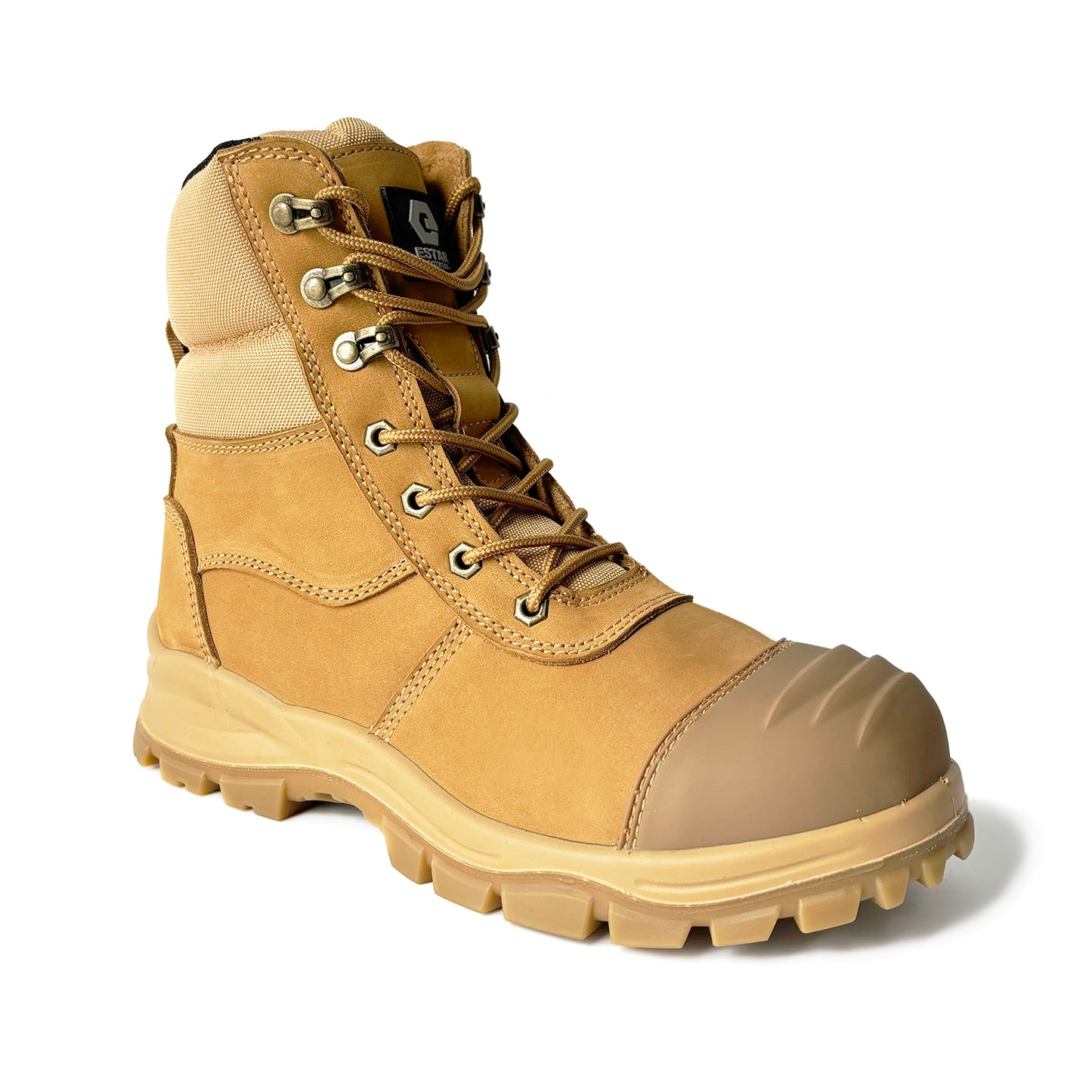 Zip Sided Lace Up Safety Boots EST-024B