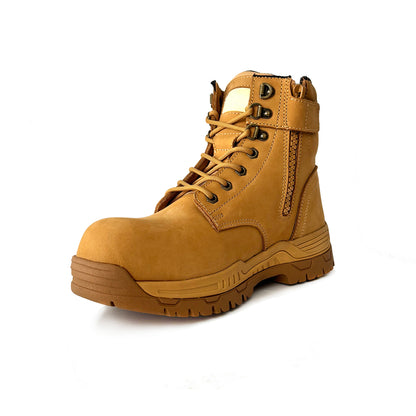 Zip Sided Metal free Safety Boots EST-186B