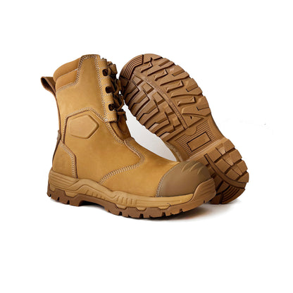 Zip Sided Metal free Safety Boots EST-187B