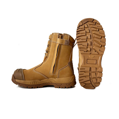 Zip Sided Metal free Safety Boots EST-187B