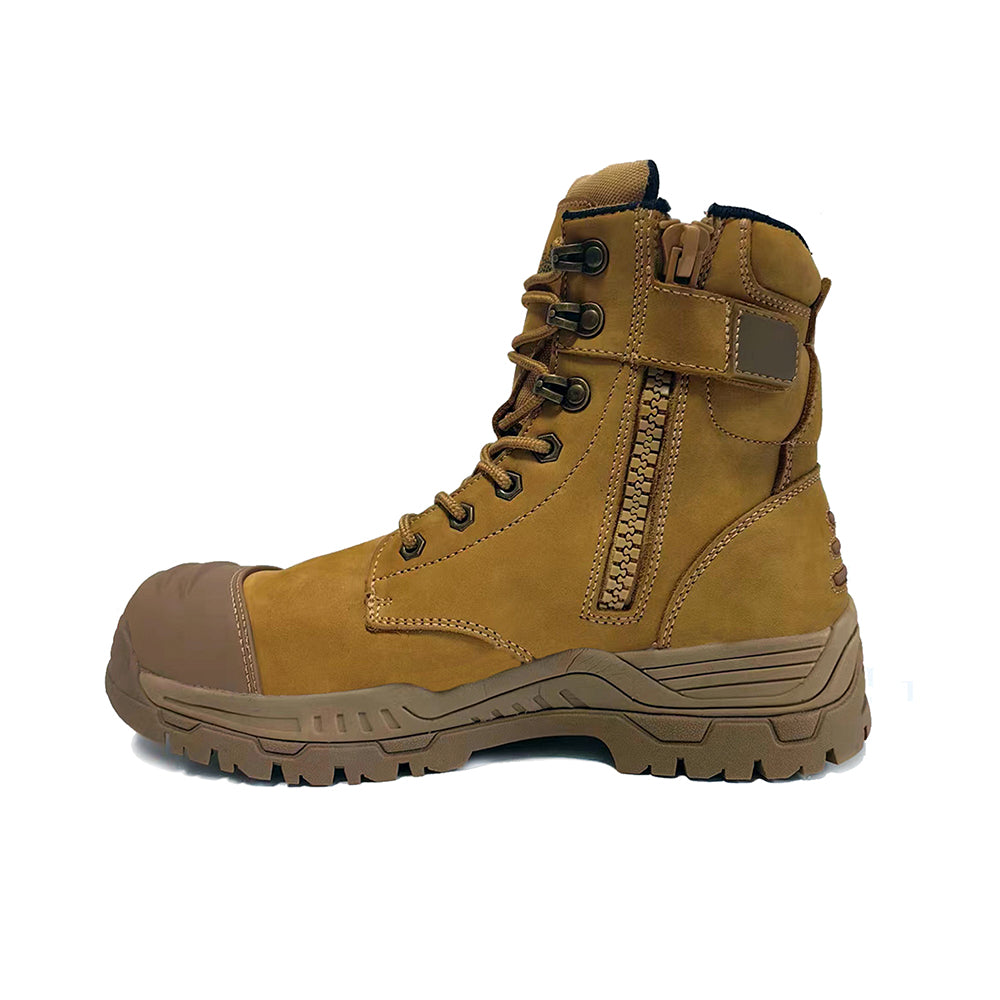 Zip Sided Lace Up Safety Boots EST-026B – SHANDONG ESTAR FOOTWEAR CO., LTD