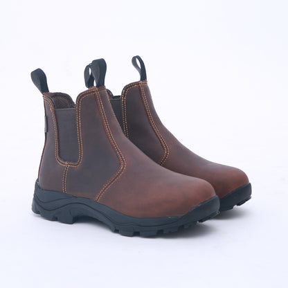 Non-safety Dealer Boots/Soft Square Toe Elastic Sided Boots EST-005NS