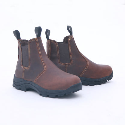 Non-safety Dealer Boots/Soft Square Toe Elastic Sided Boots EST-005NS