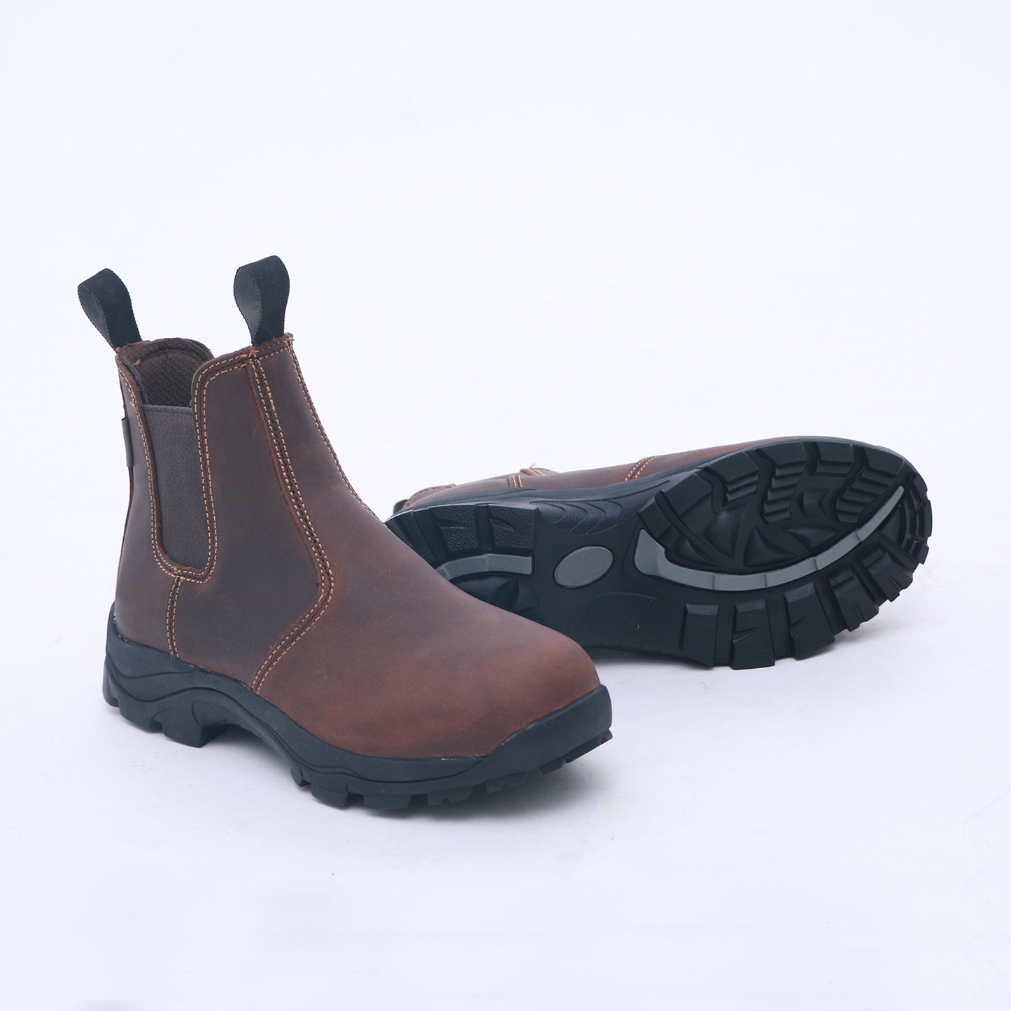 Non-safety Dealer Boots/Soft Square Toe Elastic Sided Boots EST-005NS