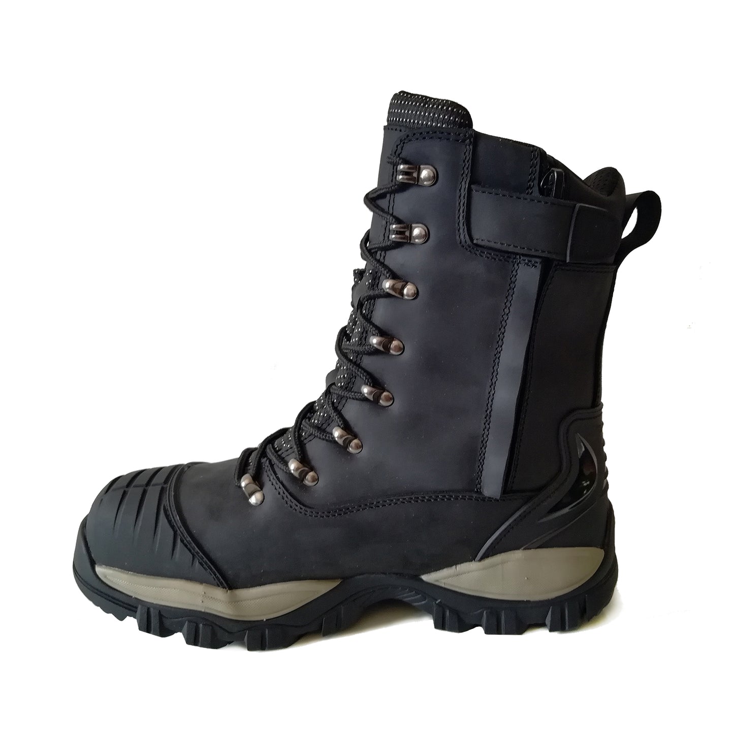 Freezer Lace Up & Zip Sided Safety Boots EST-086B